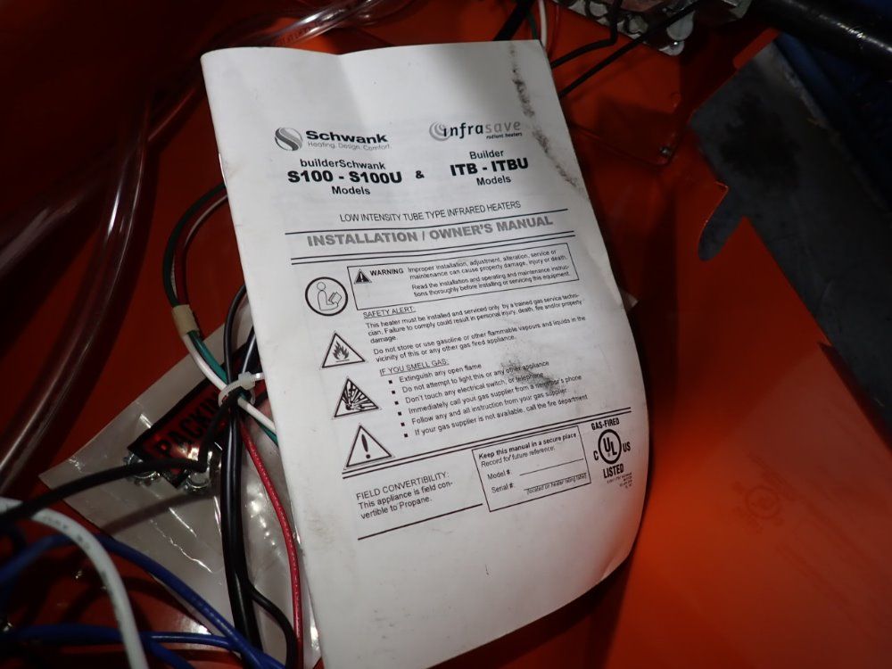 Schwank Infrared Heater - S100-fb-b0-n