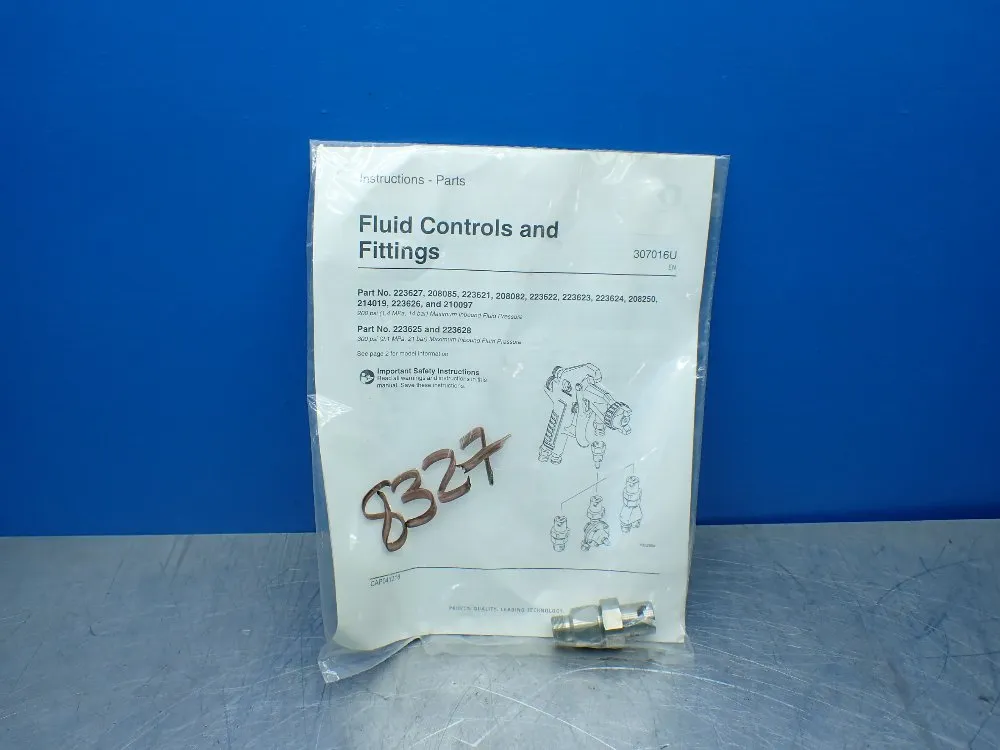 Graco Straight Adapter For Gun Regulator - 223625