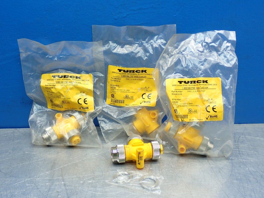 Turck Minifast T-connection Splitter, 4pcs - Rsm-2rkm40