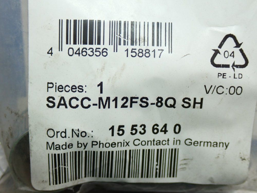 Phoenix Contact Interconnect Data Connector, 2pcs - Sacc-m12fs-8qsh