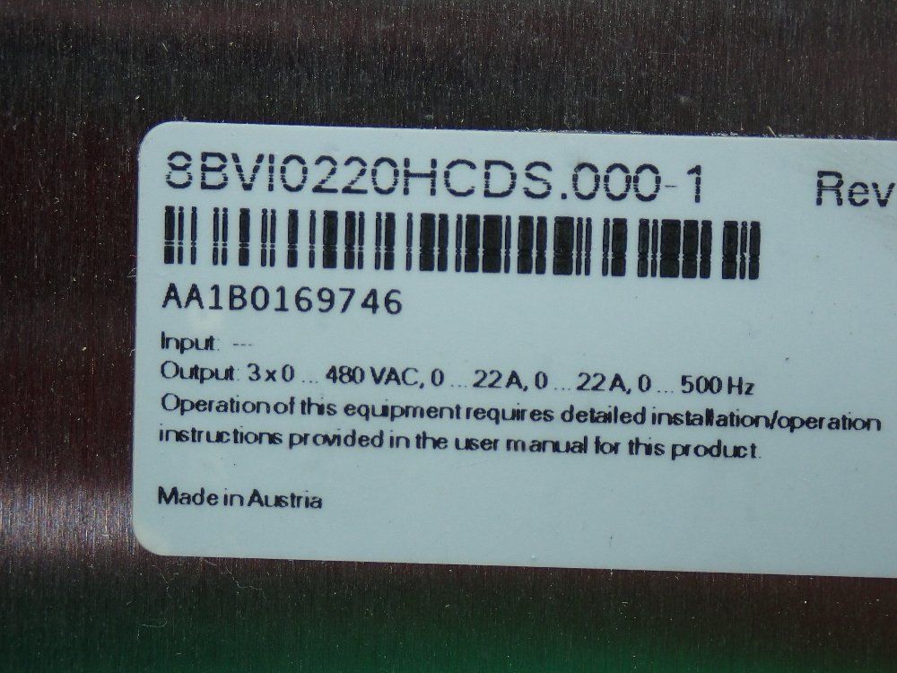 B&r Servo Drive Module - 8bvi0220hcds.000-1