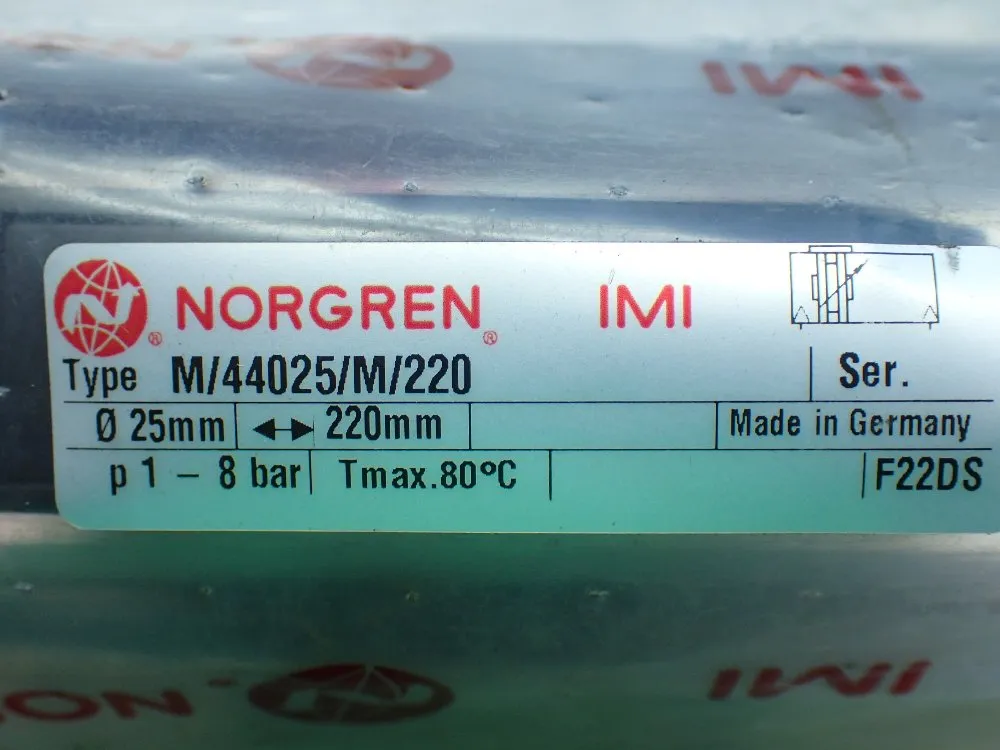 Norgren 1-8 Bar Lintra Cylinder Unit - M/44025/m/220