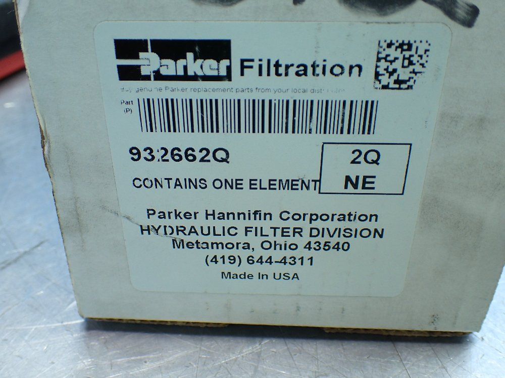Parker Filtration Hydraulic Filter Element. - 932662q