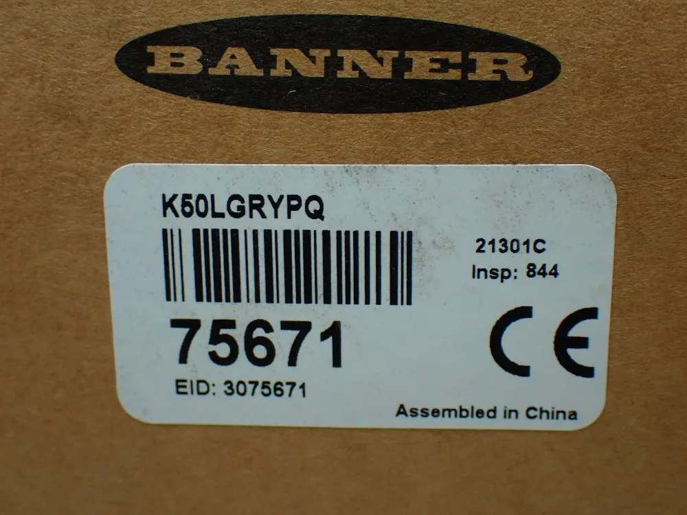 Banner 50mm Led Indicator - K50lgrypq