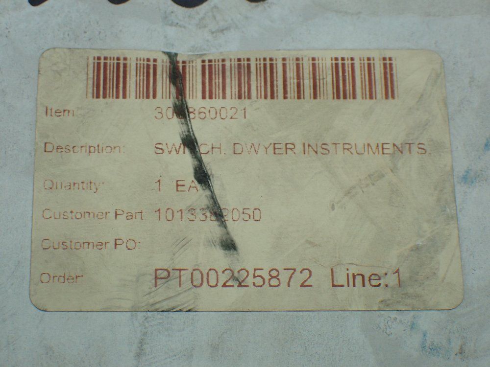 Dwyer Instruments 25-250psi Dual Action Explosion Proof Pressure Switch - H2-s-2