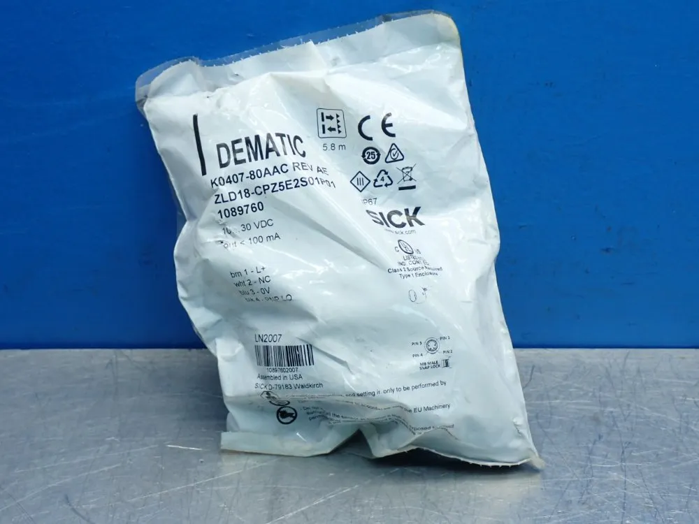 Sick Sensor - Zld18-cpz5e2s01p01