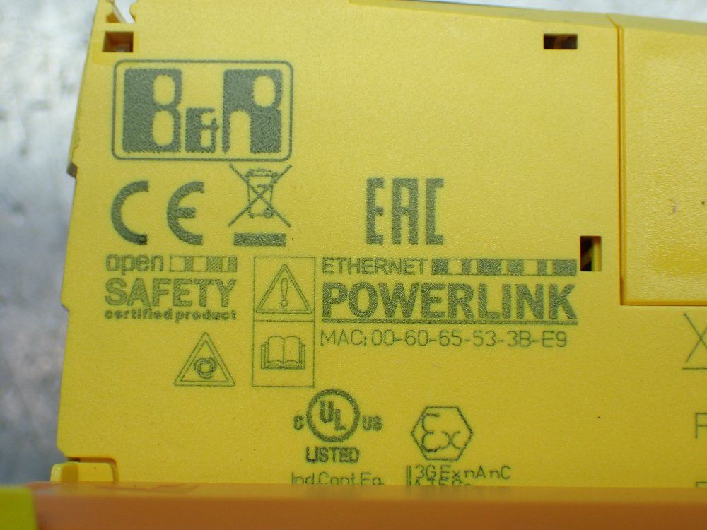 B&r Safety Cpu Unit. - X20sl8110