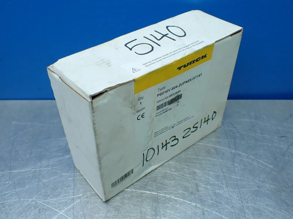 Turck Pressure Sensor With Analogue Output - Ps016v-504-2upn8x-h1141