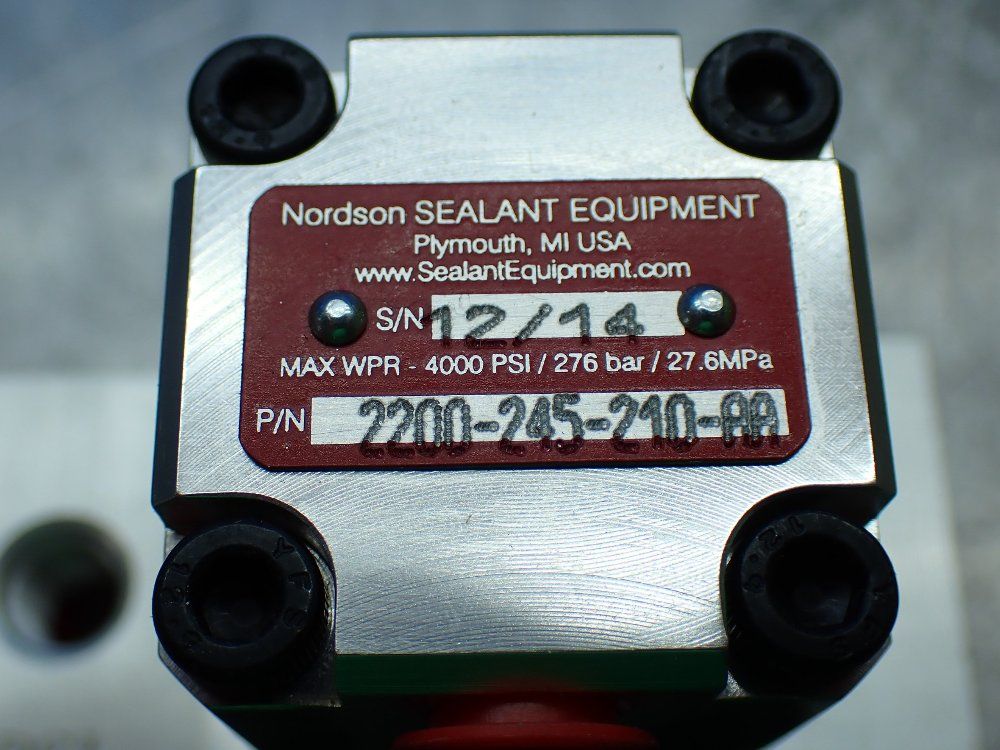 Nordson Tip Seal Dispense Valve - 2200-245-210-aa