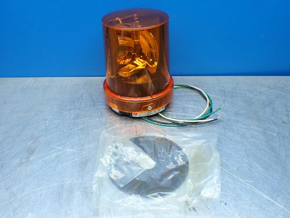 Federal Signal Vitalite Rotating Orange Warning Light - 121s