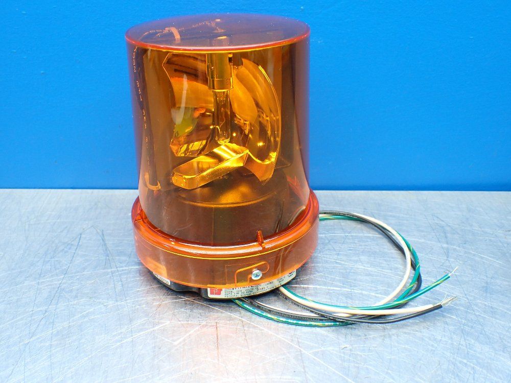 Federal Signal Vitalite Rotating Orange Warning Light - 121s