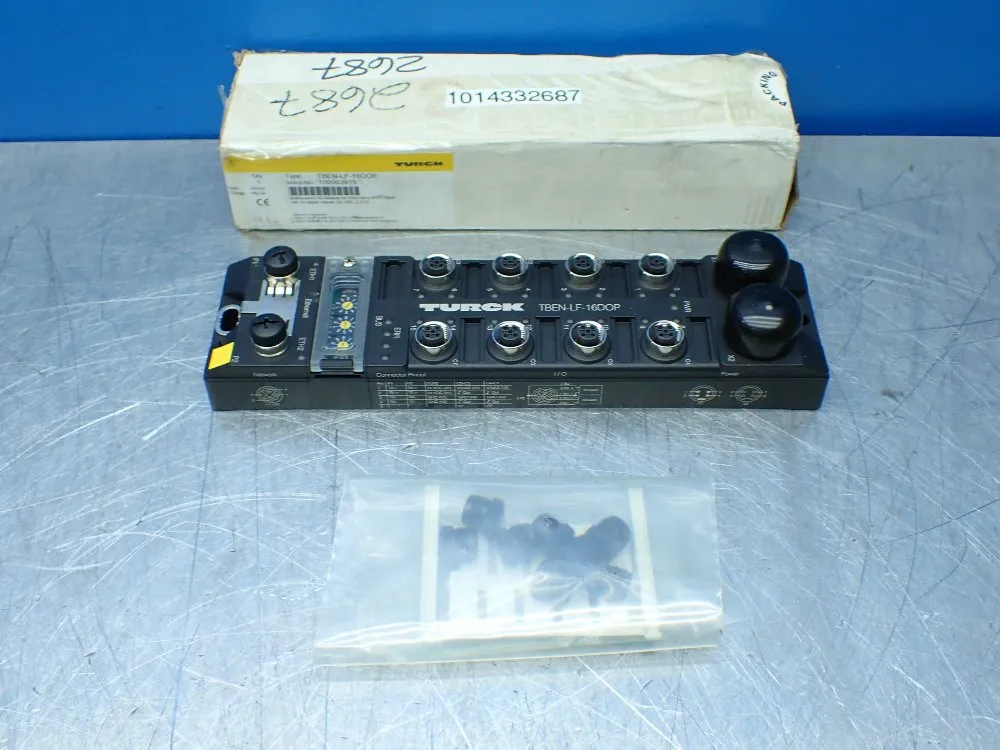 Turck Multiprotocol Block I/o Module - Tben-lf-16dop