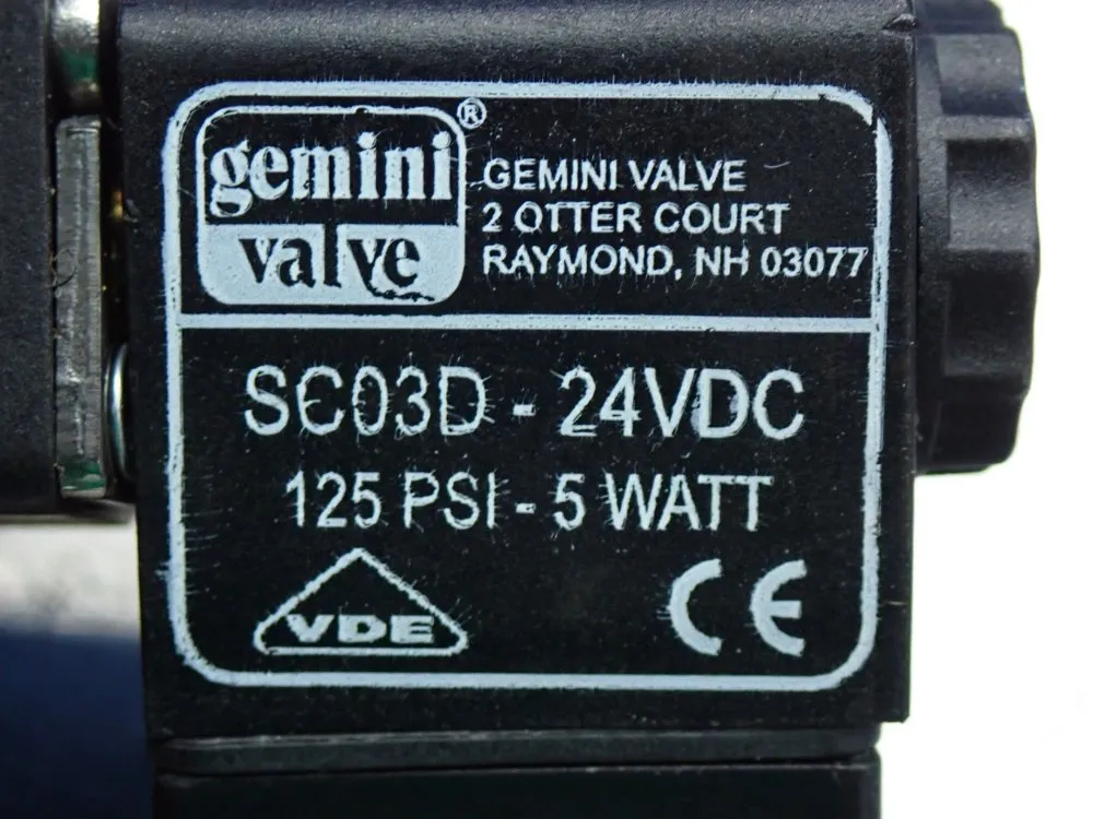 Gemini Valve Compact 4-way Pilot/solenoid Valve - 4gp