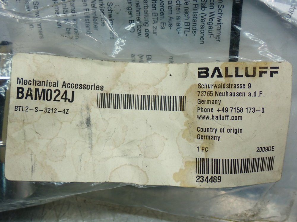 Balluff Magnet For Rod Style Sensor Mounting - Bam024j