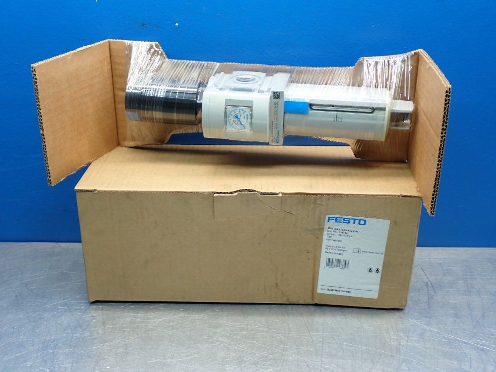 Festo Maximum Output Pressure: 12bar, 40 Micron Filter Filter Regulator - 529194