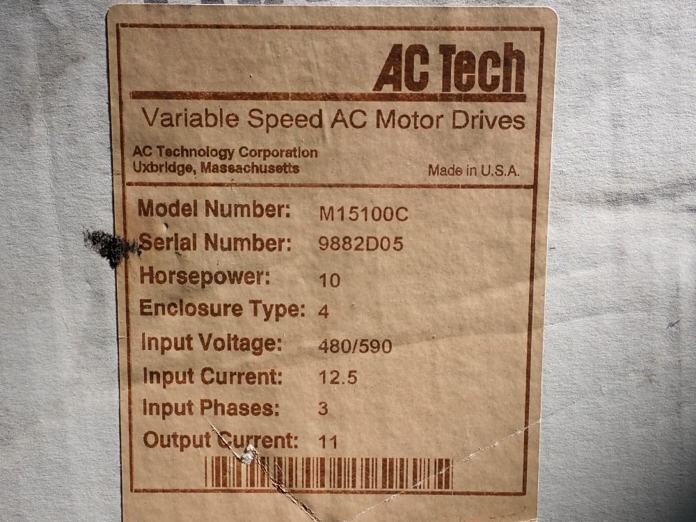 Lenze Ac Techi 10 Hp Ac Inverter Drive - M15100c