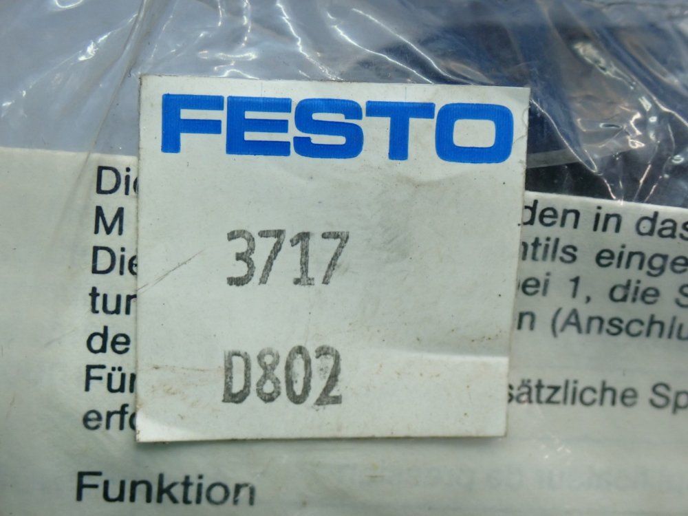 Festo Amplifier Actuator - 3717