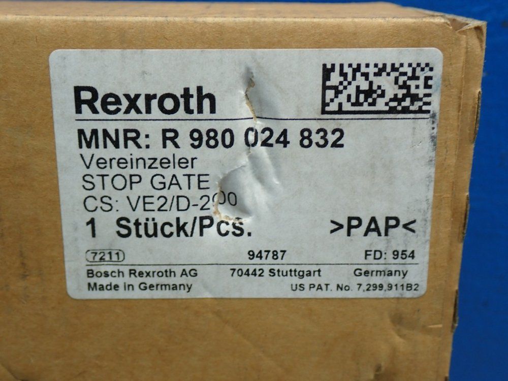 Rexroth Pneumatic Stop Gate - R980024832