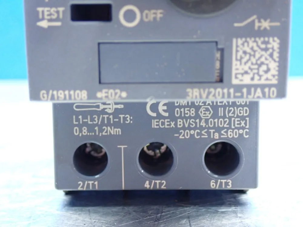 Siemens Circuit Breaker - 3rv2011-1ja10