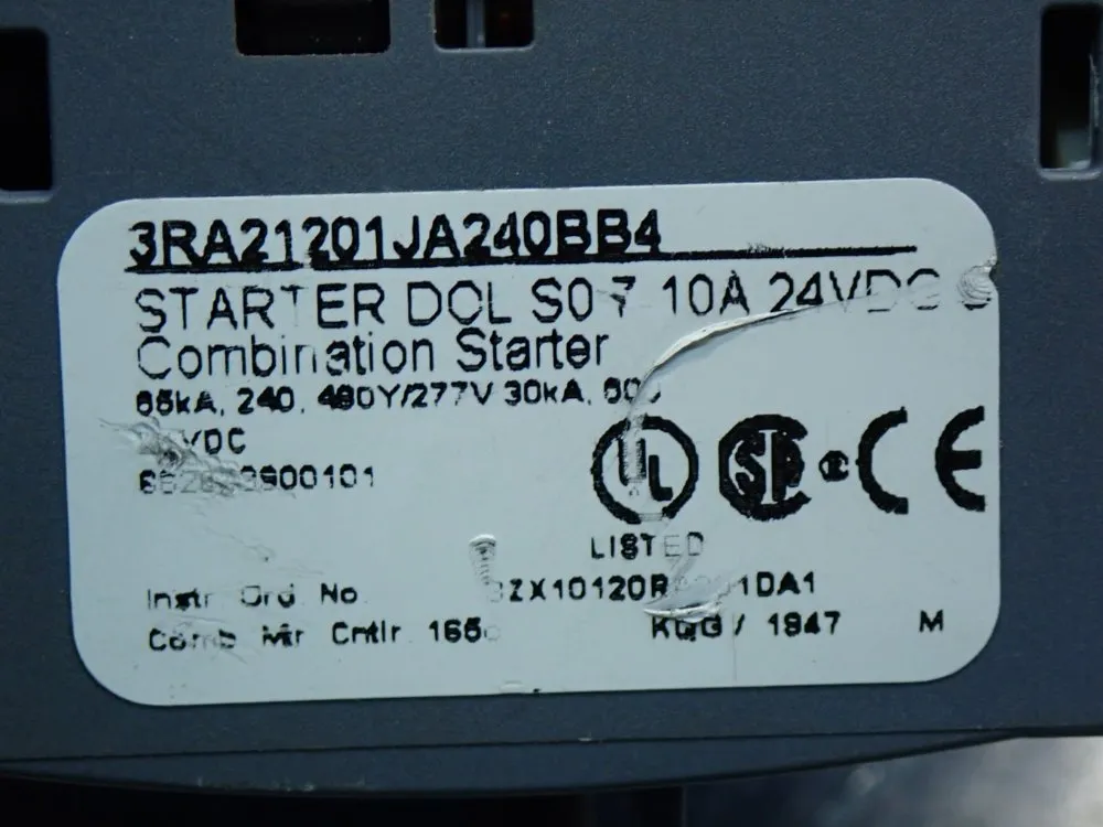 Siemens Circuit Breaker - 3rv2011-1ja10