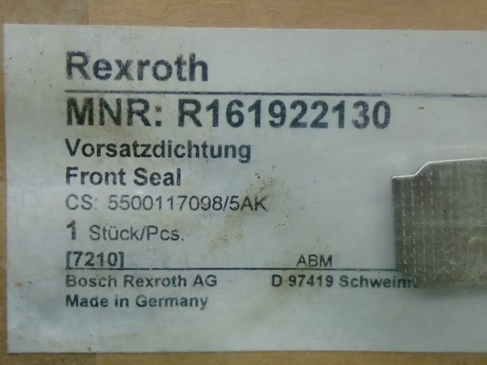 Rexroth Linear Guide Scraper Plate - R162021030