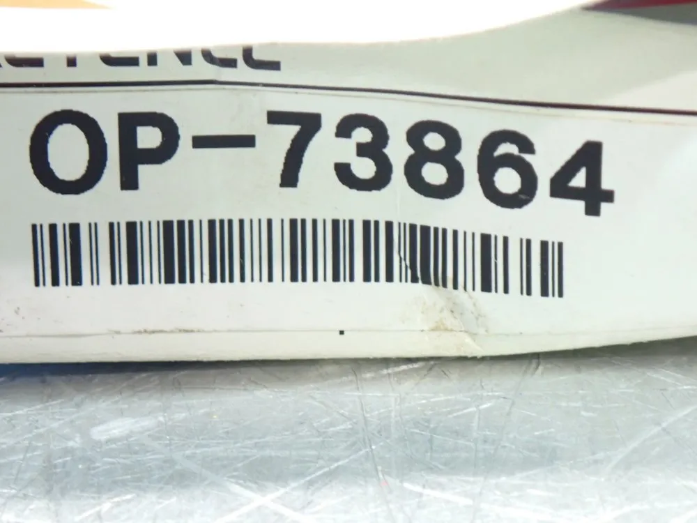 Keyence 2m Length, M8 Straight Connector Fiber Optic Cable - Op-73864