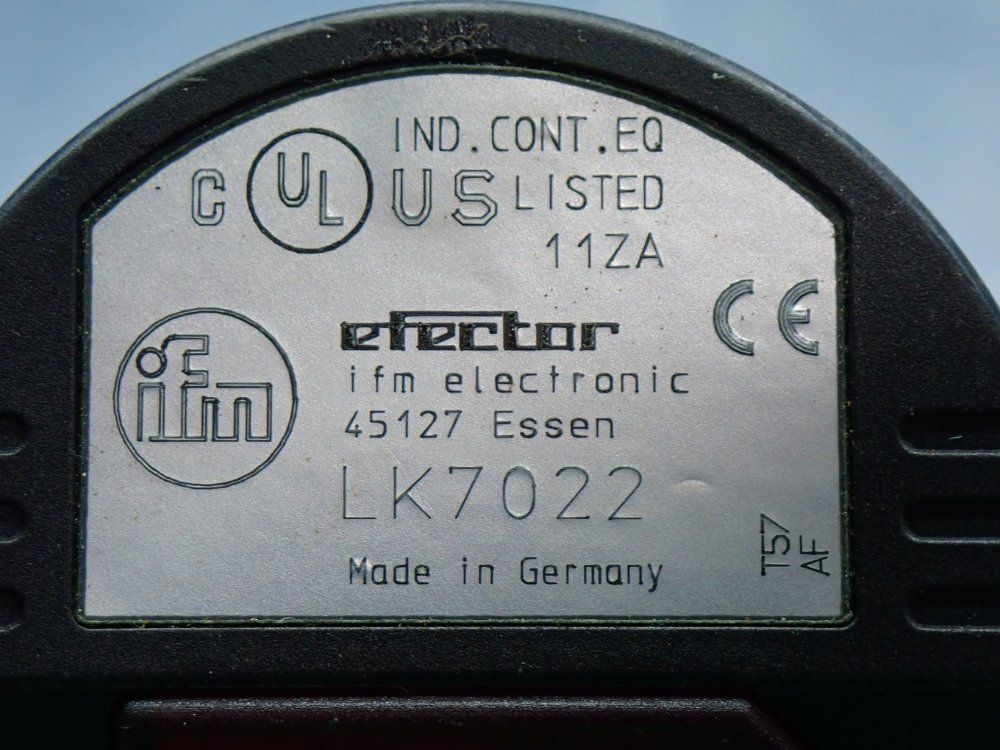 Ifm Electronic Level Sensor - Lk7022