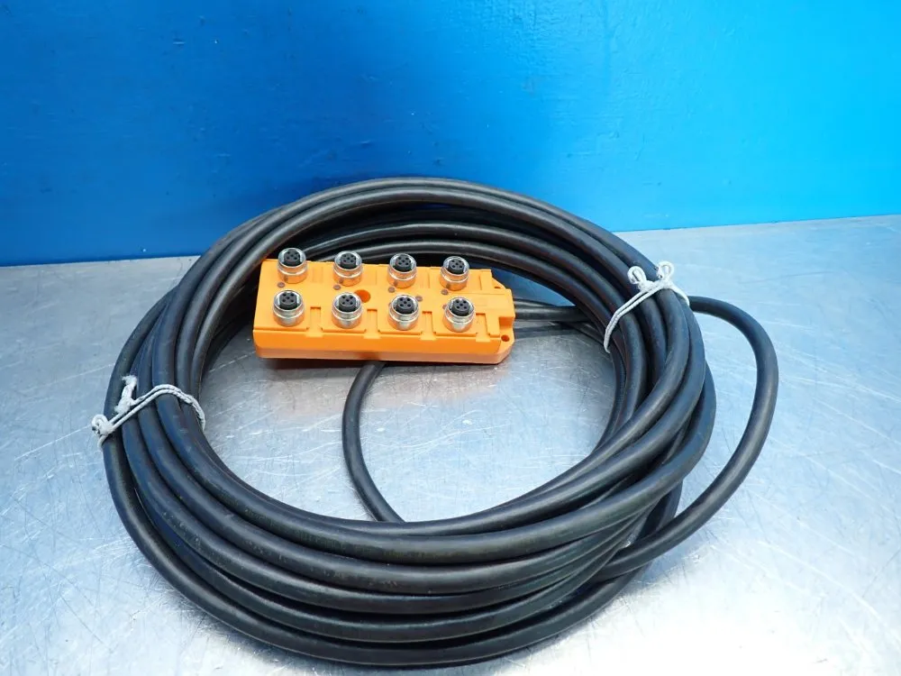 Lumberg Automation Cable Length 32.8ft 8-port Distribution Box - Abs8/led5-4-331/10m