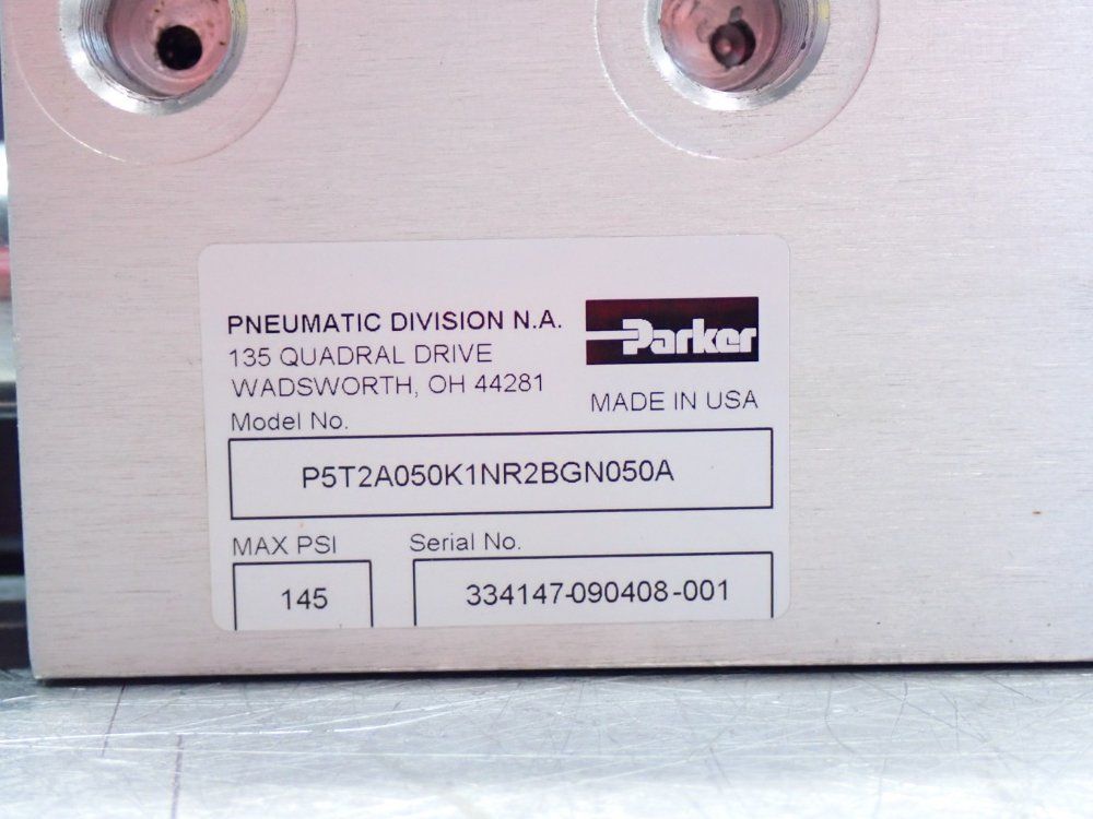 Parker 145 Pneumatic Piston - P5t2e050k1kn1bln100a