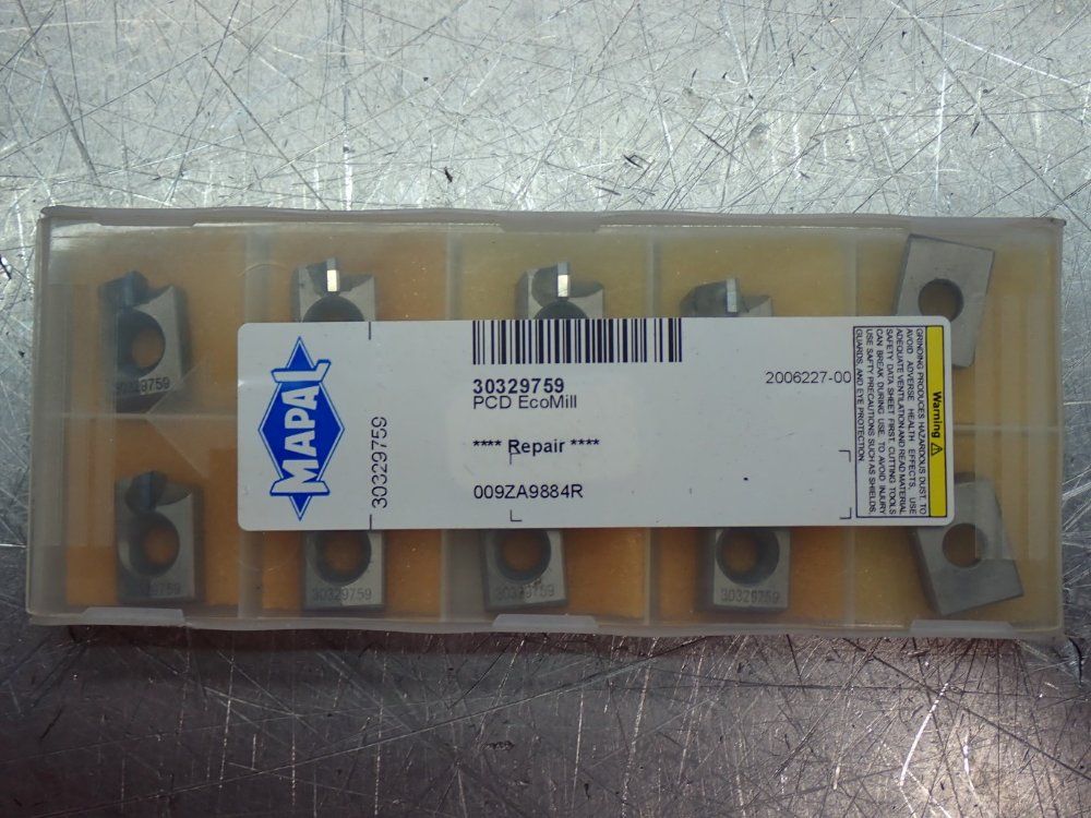 Mapal Carbide Milling Inserts - 30329759