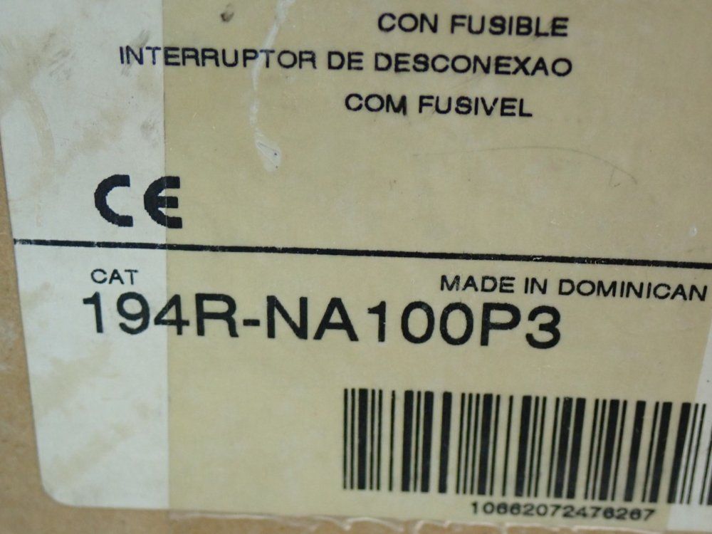 Allen Bradley Disconnect Switch - 194r-na100p3