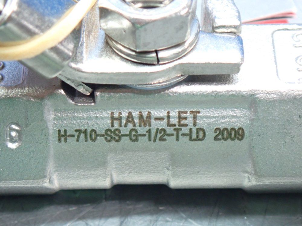 Ham-let Compression Locking Handle Ball Valve Unit, 2pcs - H-710-55-g-1/2-t-ld