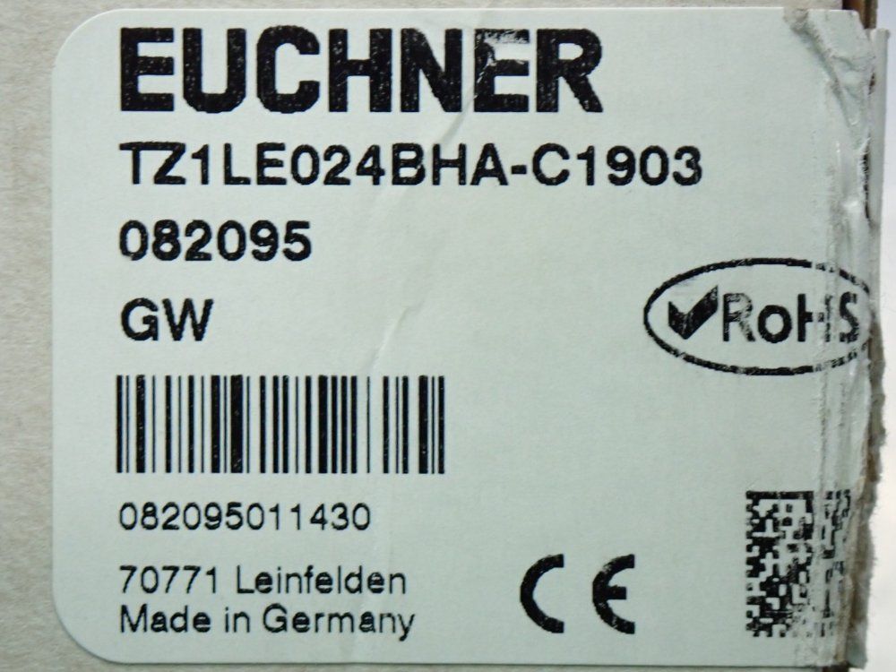 Euchner Tz-series Mechanical Interlock Safety Switch - Tz1le024bha-c1903