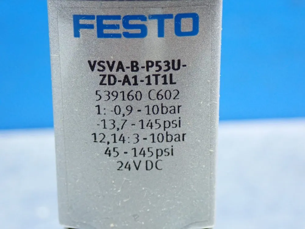 Festo 1000 L/min Pneumatic Air Solenoid Valve - 539160