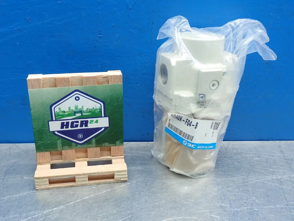 Smc 7-125psi Lot Of 5 Pneumatic Pressure Regulator - Ar40k-f04-b