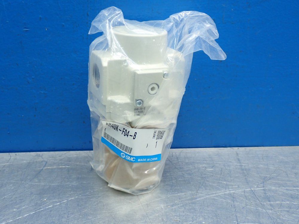 Smc 7-125psi Lot Of 5 Pneumatic Pressure Regulator - Ar40k-f04-b