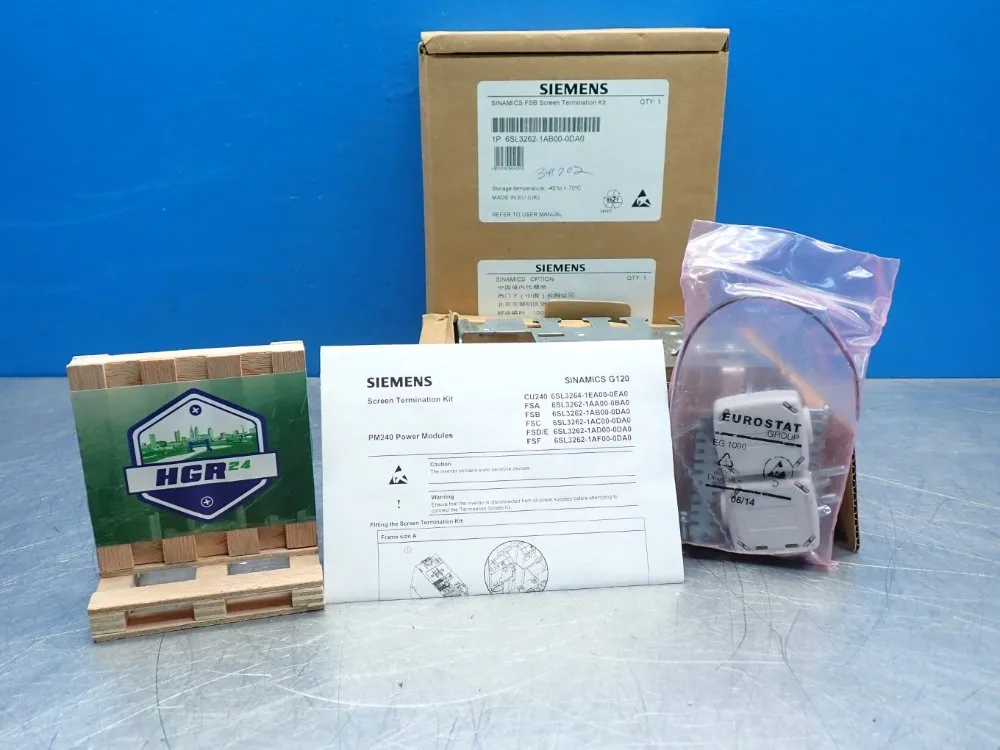 Siemens Power Module Fsb Pm240 Sinamics Screening Kit - 6sl3262-1ab00-0da0