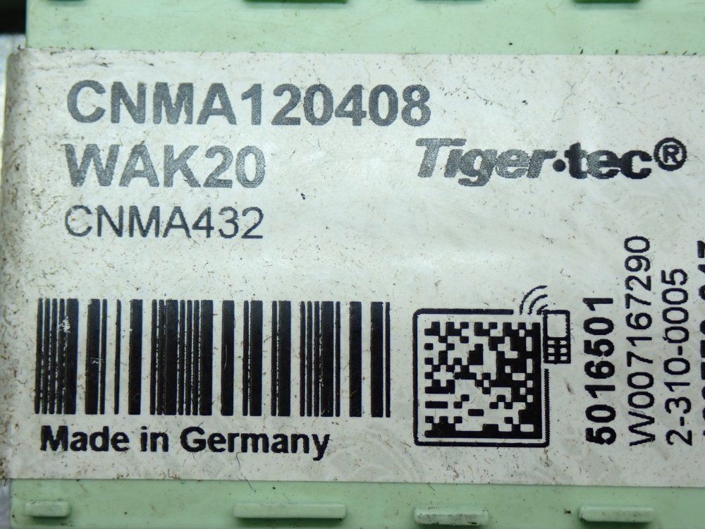 Walter Valenite Carbide Diamond Turning Inserts, 50pcs - Cnma120408