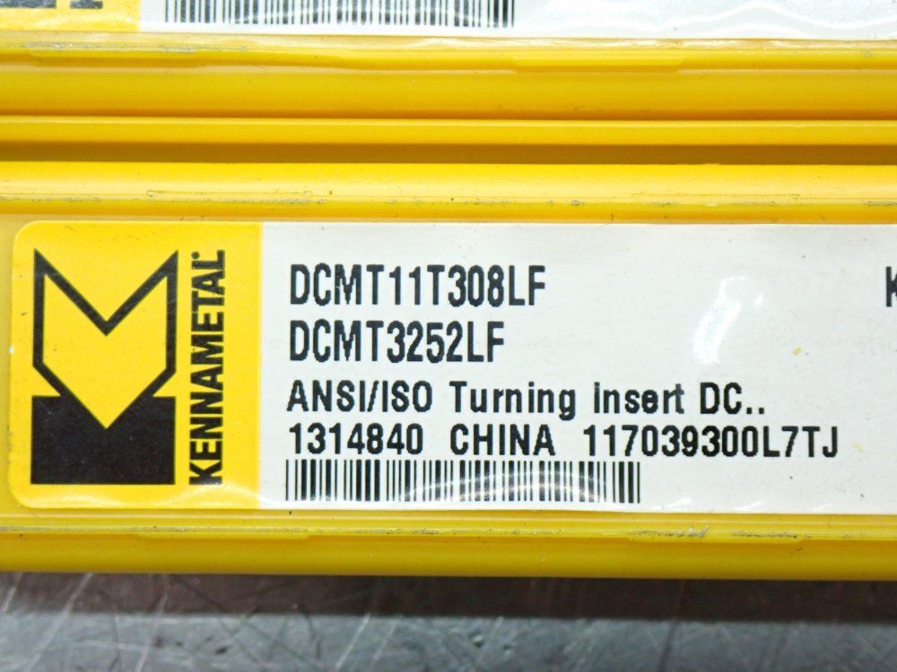 Kennametal Carbide Grooving Turning Insert, 20pcs - Kc5010