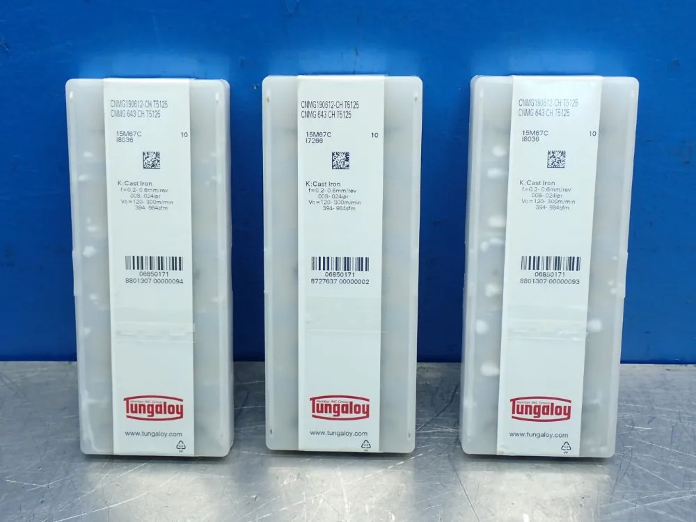 Tungaloy Carbide Turning Diamond Insert, 30pcs - Cnmg 190612-cht5125