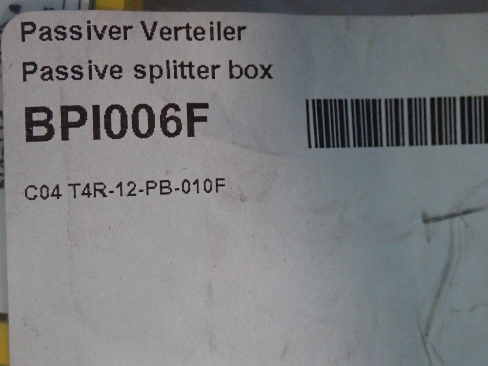 Balluff Passive Splitter Box - Bpi006f