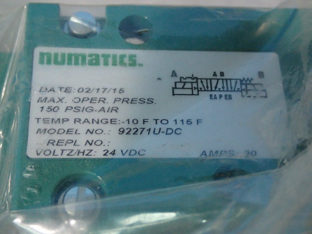 Numatics Valve - 92271u-dc