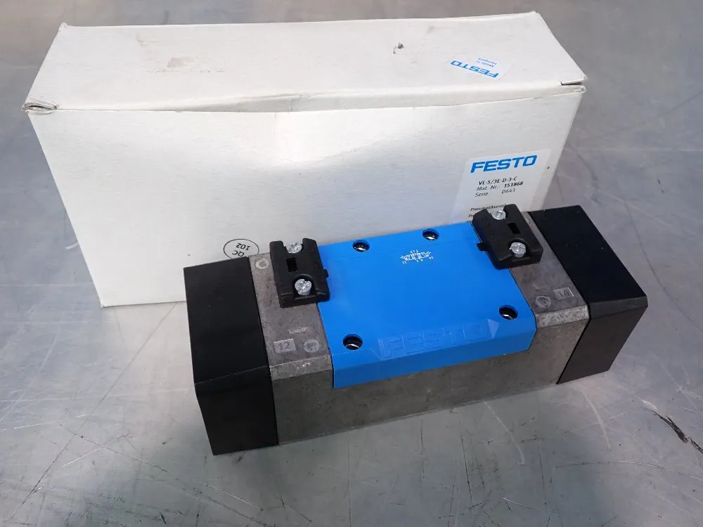 Festo Pneumatic Valve - Vl-5/3e-d-3-c
