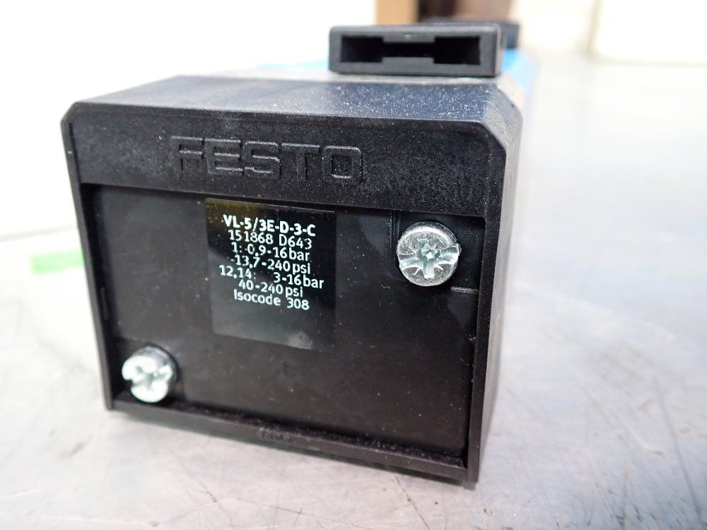 Festo Pneumatic Valve - Vl-5/3e-d-3-c
