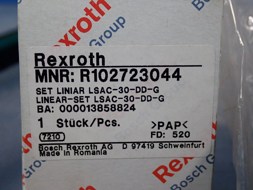 Rexroth Linear Bearing - R102723044