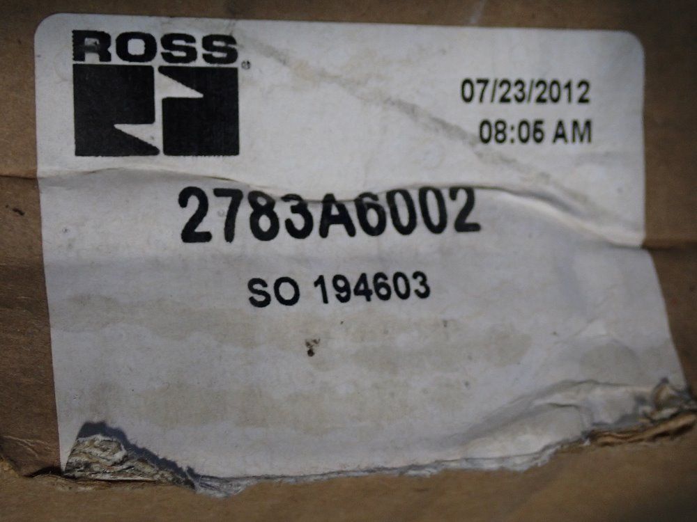 Ross Valve - 2783a6002