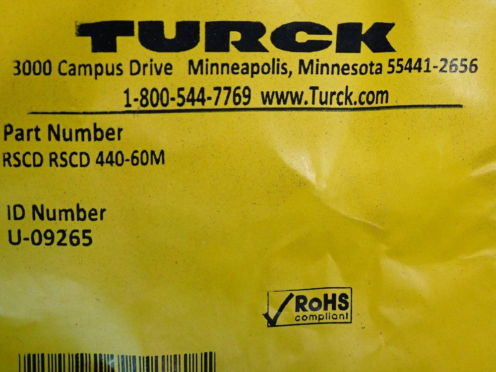 Turck Cord Set - Rscd Rscd 440-60m
