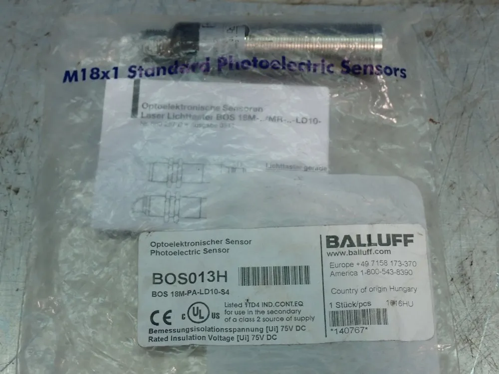 Balluff Photoelectric Sensor - Bos013h