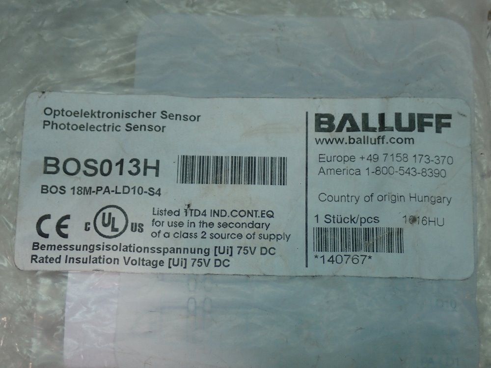 Balluff Photoelectric Sensor - Bos013h