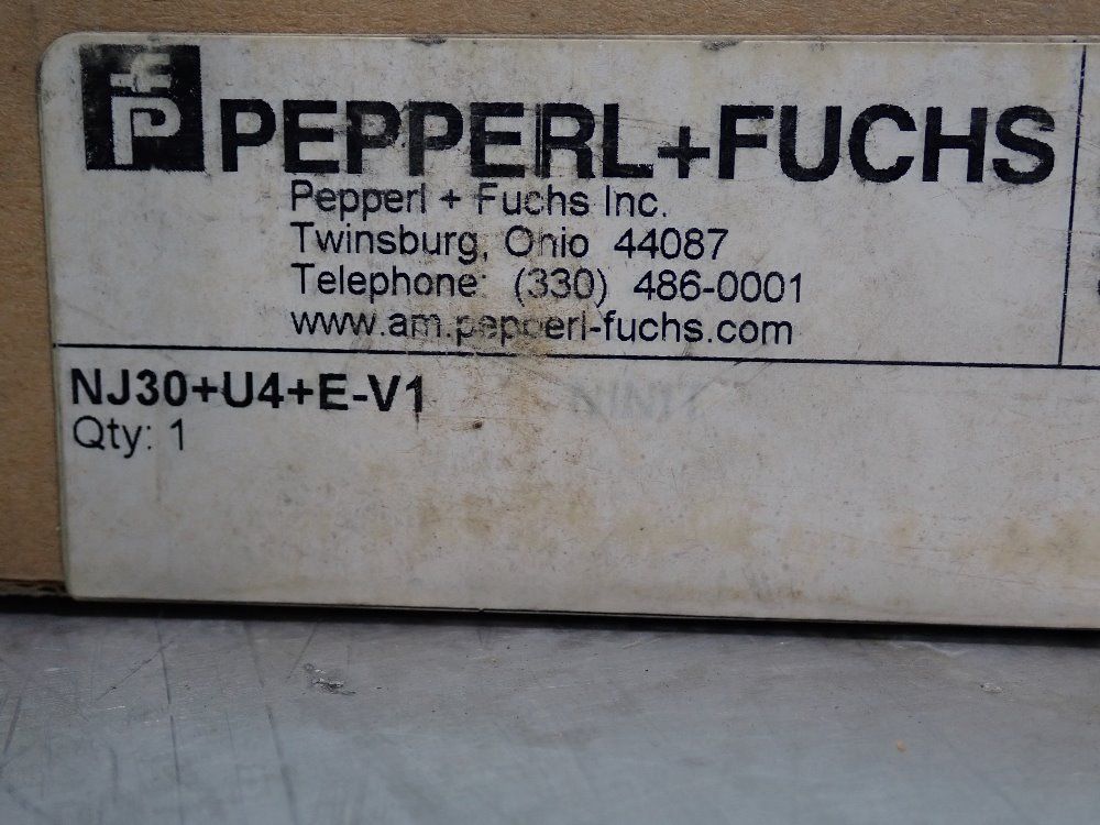 Pepperl + Fuchs Proximity Sensor - Nj30+u4+e-v1